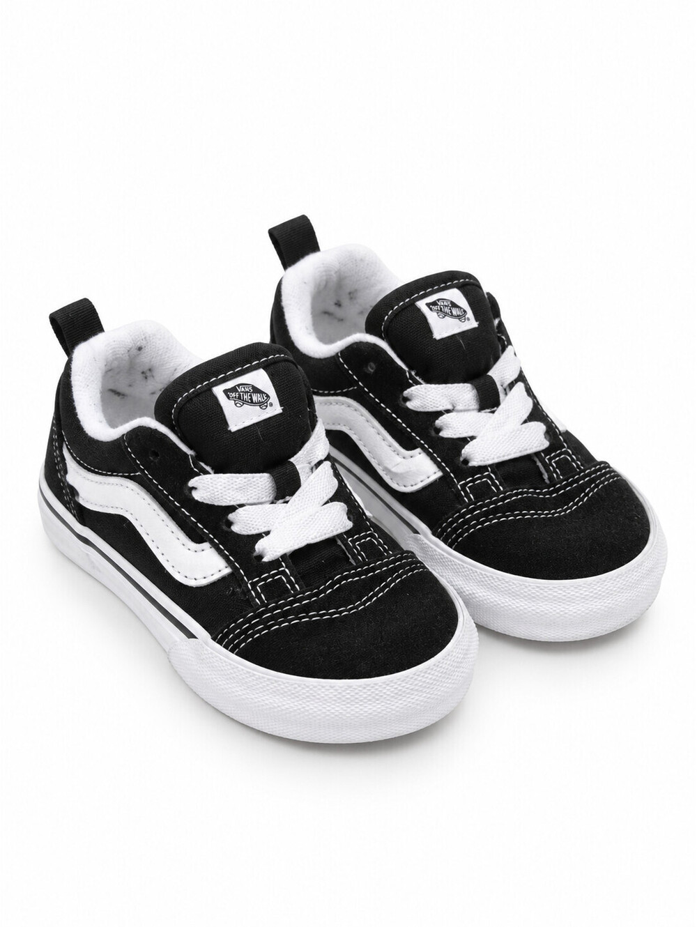 Vans Old Skool V Toddler Size 9 Black White Sneakers Shoes Classic Skate